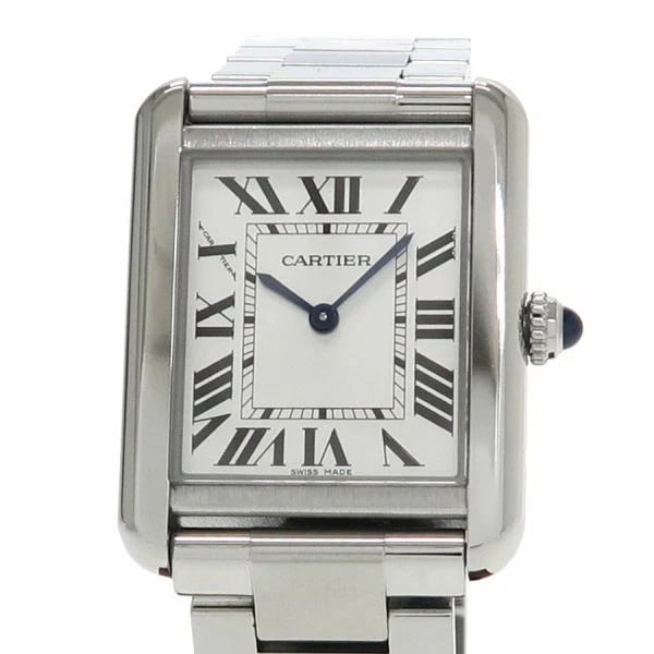 CARTIER TANK SOLO WATCH: CARTIER Tank Solo Watch Brand: CARTIER Type: Wristwatch Material: Band MaterialSs Stainless Steel, Band MaterialSs Stainless Steel, Case MaterialCase MaterialN/A Color: none Size: Wrist