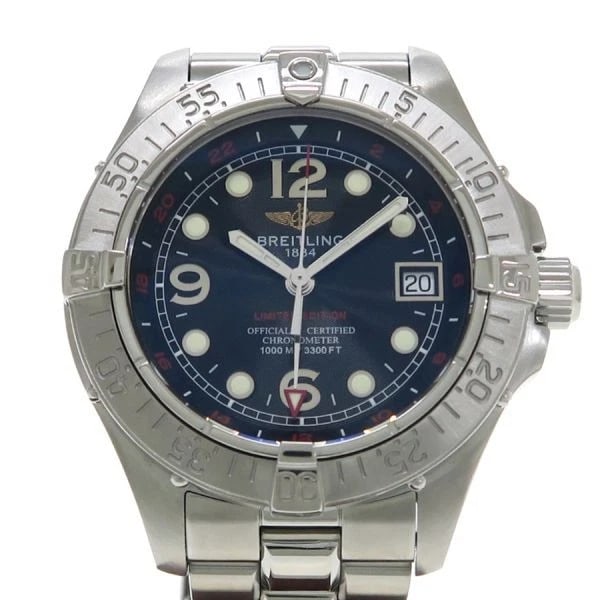 BREITLING SUPEROCEAN WATCH: BREITLING Superocean Watch Brand: BREITLING Type: Wristwatch Material: Band MaterialSs Stainless Steel, Band MaterialSs Stainless Steel, Case MaterialCase MaterialN/A Color: none Size: Wrist SizeN