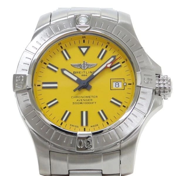 BREITLING AVENGER WATCH: BREITLING Avenger Watch Brand: BREITLING Type: Wristwatch Material: Band MaterialSs Stainless Steel, Band MaterialSs Stainless Steel, Case MaterialCase MaterialN/A Color: none Size: Wrist