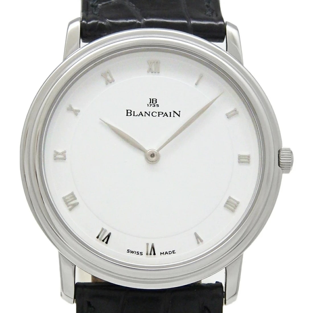 BLANCPAIN VILLERET ULTRA SLIM WATCH: BLANCPAIN Villeret Ultra Slim Watch Brand: BLANCPAIN Type: Wristwatch Material: Band MaterialSs/Leather, Band MaterialSs/Leather, Case MaterialCase MaterialN/A Color: none Size: Wrist