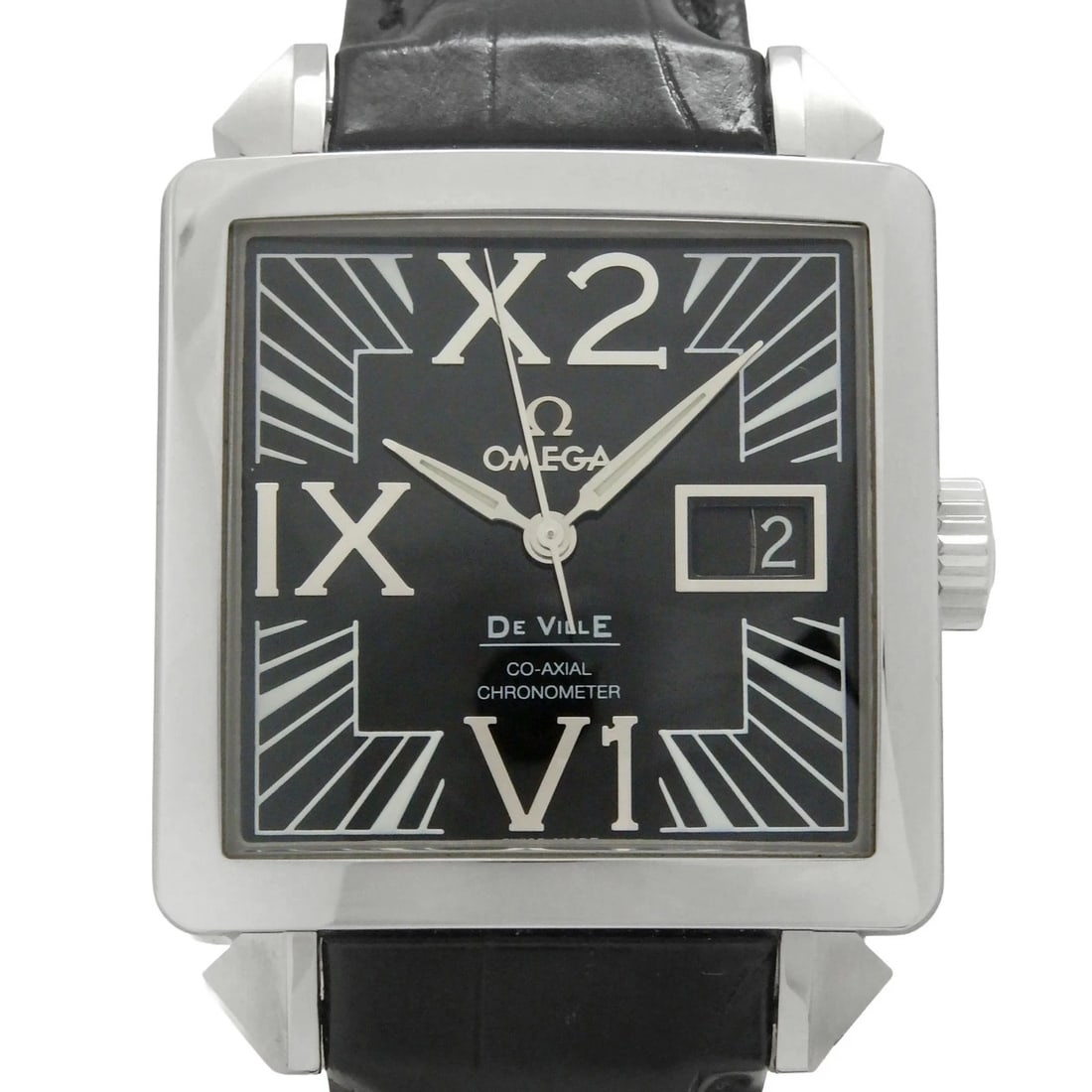 OMEGA DE VILLE WATCH: OMEGA De Ville Watch Brand: OMEGA Type: Wristwatch Material: Band MaterialSs/Leather, Band MaterialSs/Leather, Case MaterialCase MaterialN/A Color: none Size: Wrist Size15-19.5cm, Case