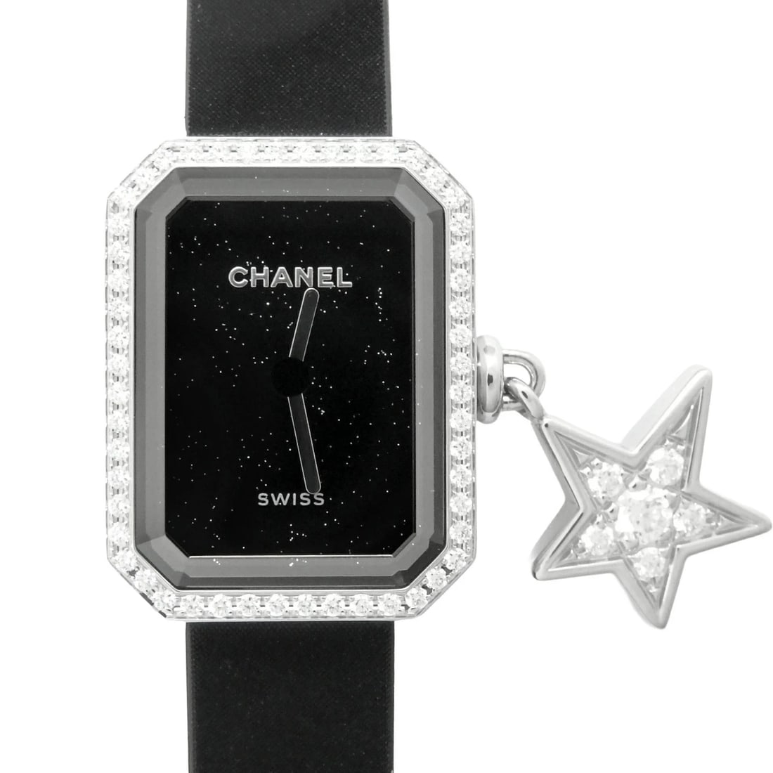 CHANEL PREMIERE LUCKY STAR WATCH: CHANEL Premiere Lucky Star Watch Brand: CHANEL Type: Wristwatch Material: Band MaterialSs/Rubber, Band MaterialSs/Rubber, Case MaterialCase MaterialN/A Color: none Size: Wrist Size12.5-16.5cm,