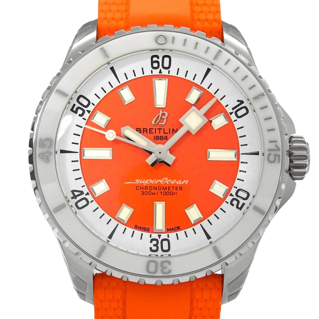 BREITLING SUPEROCEAN WATCH: BREITLING Superocean Watch Brand: BREITLING Type: Wristwatch Material: Band MaterialSs/Rubber, Band MaterialSs/Rubber, Case MaterialCase MaterialN/A Color: none Size: Wrist SizeNA, Case