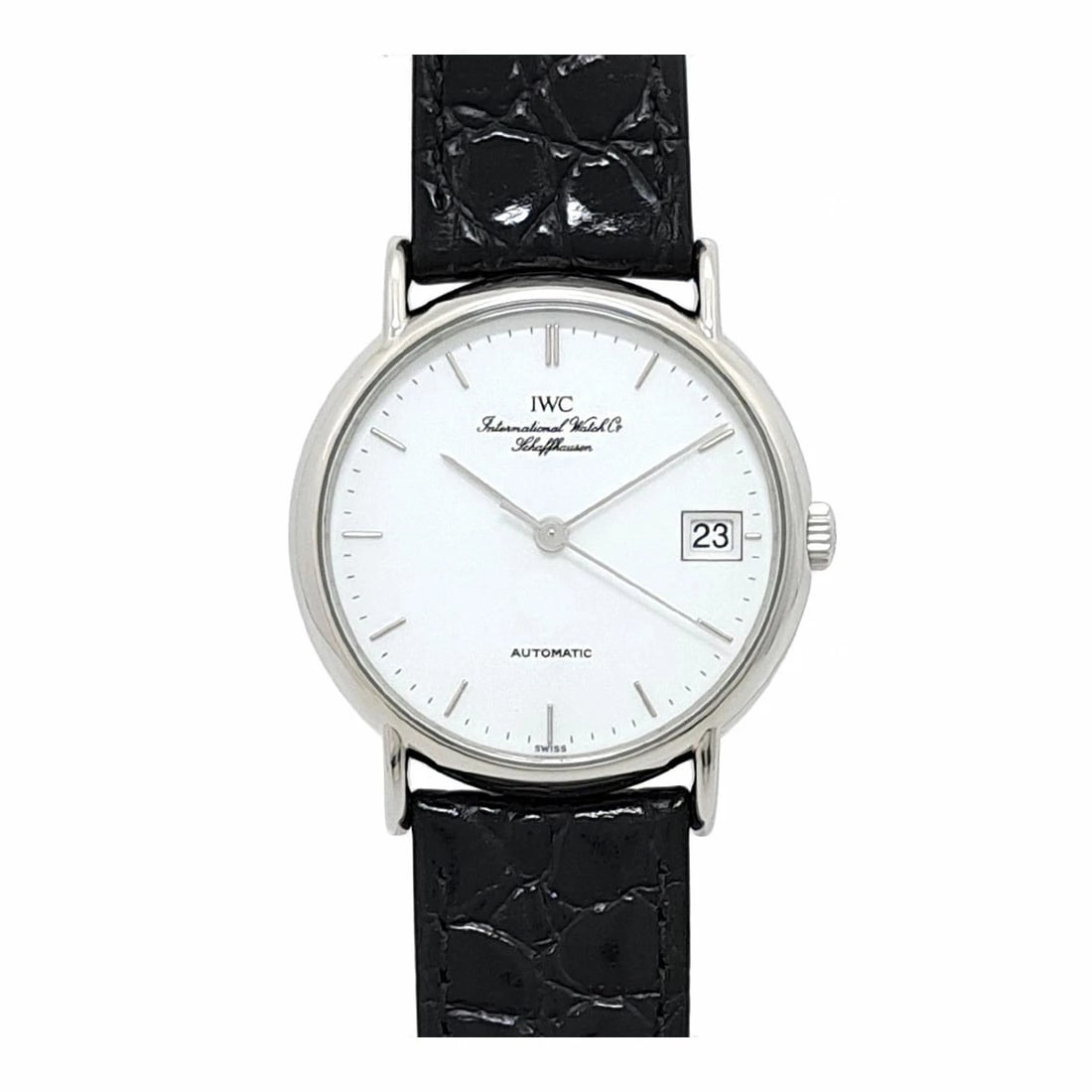 IWC PORTOFINO WHITE WATCH: IWC Portofino White Watch Brand: IWC Type: Wristwatch Material: Band MaterialStainless Steel, Band MaterialStainless Steel, Case MaterialCase MaterialN/A Color: white Size: Wrist