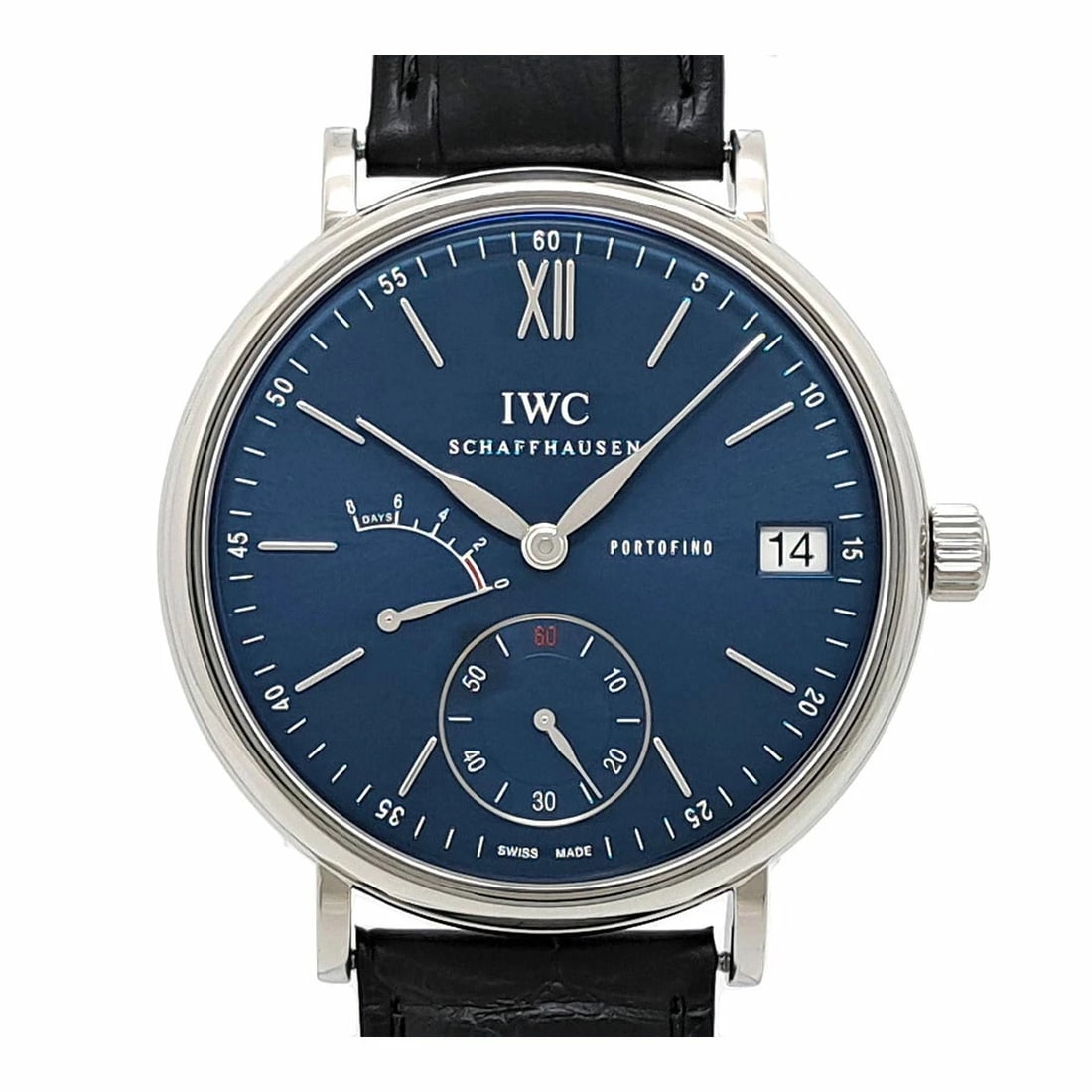 IWC PORTOFINO NAVY WATCH: IWC Portofino Navy Watch Brand: IWC Type: Wristwatch Material: Band MaterialStainless Steel, Band MaterialStainless Steel, Case MaterialCase MaterialN/A Color: navy Size: Wrist