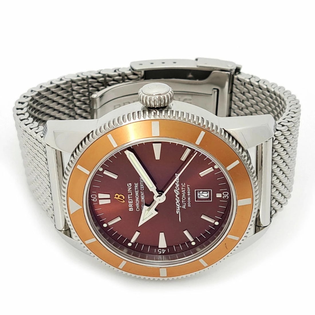BREITLING SUPEROCEAN ORANGE WATCH - 2