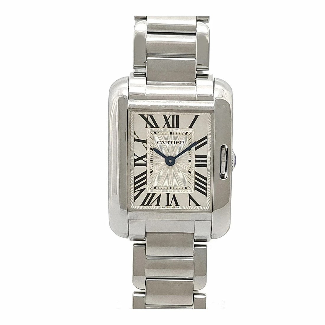 CARTIER TANK ANGLAISE SILVER WATCH: CARTIER Tank Anglaise Silver Watch Brand: CARTIER Type: Wristwatch Material: Band MaterialStainless Steel, Band MaterialStainless Steel, Case MaterialCase MaterialN/A Color: silver Size: Wrist