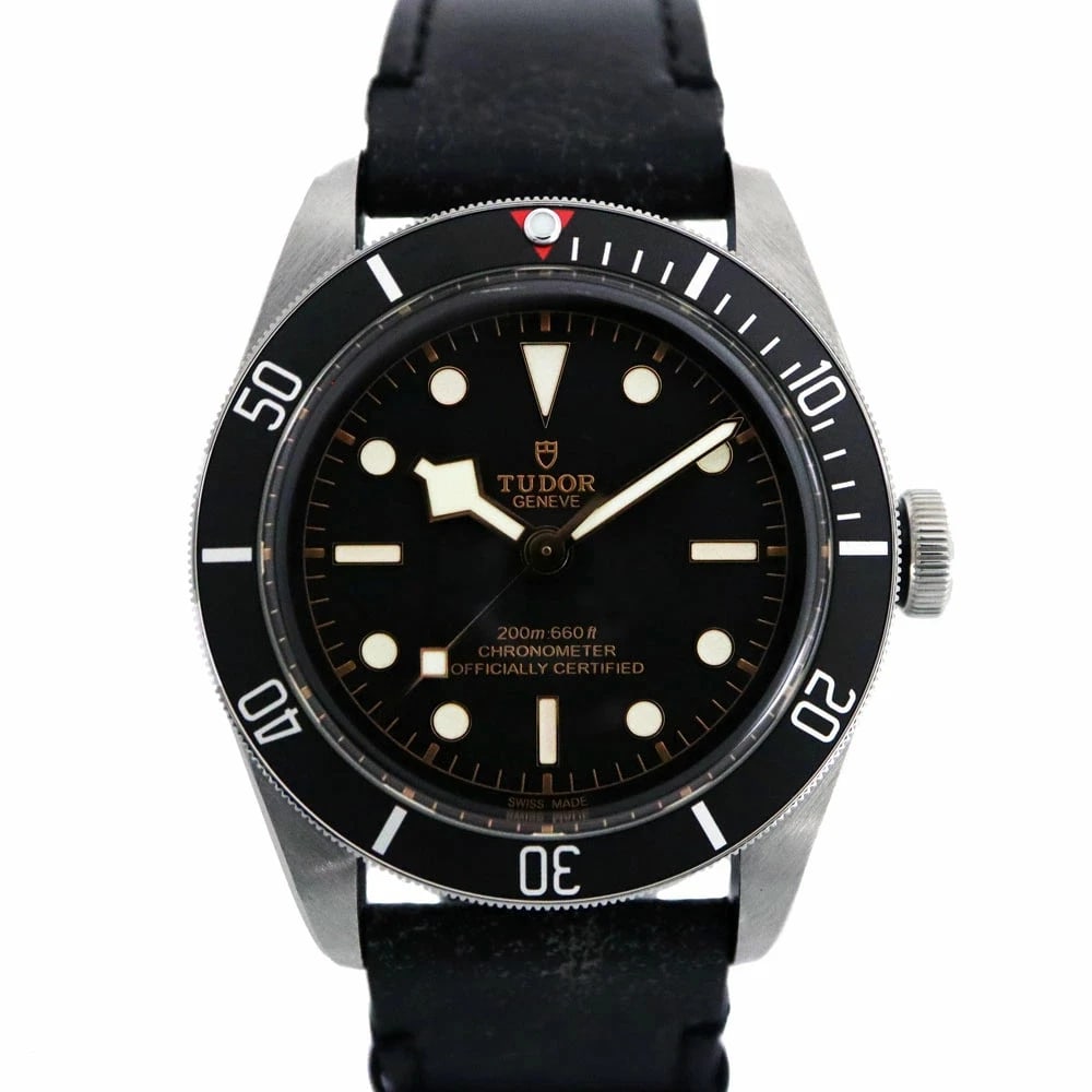 TUDOR HERITAGE BLACK WATCH: TUDOR Heritage Black Watch Brand: TUDOR Type: Wristwatch Material: Band MaterialStainless Steel, Band MaterialStainless Steel, Case MaterialCase MaterialN/A Color: black Size: Wrist