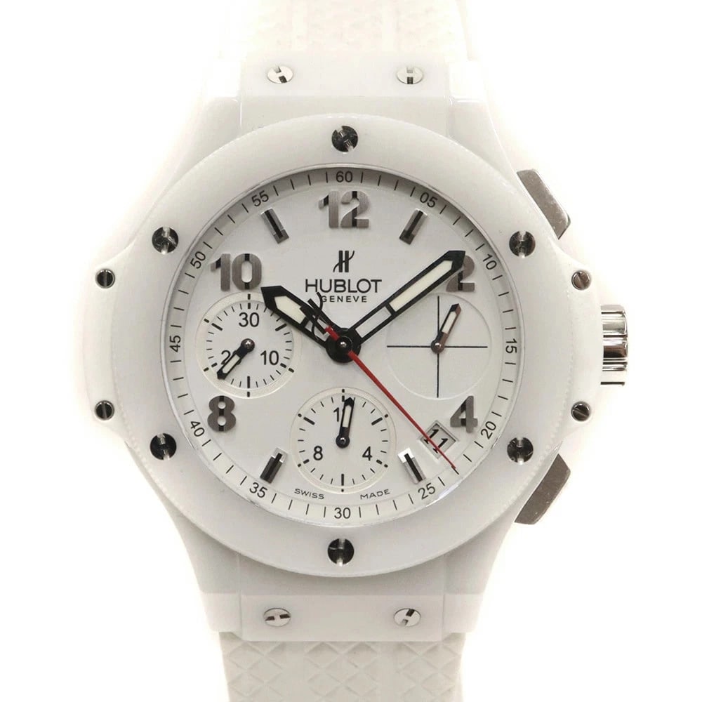 HUBLOT BIG BANG WHITE WATCH: HUBLOT Big Bang White Watch Brand: HUBLOT Type: Wristwatch Material: Band MaterialStainless Steel, Band MaterialStainless Steel, Case MaterialCase MaterialN/A Color: white Size: Wrist
