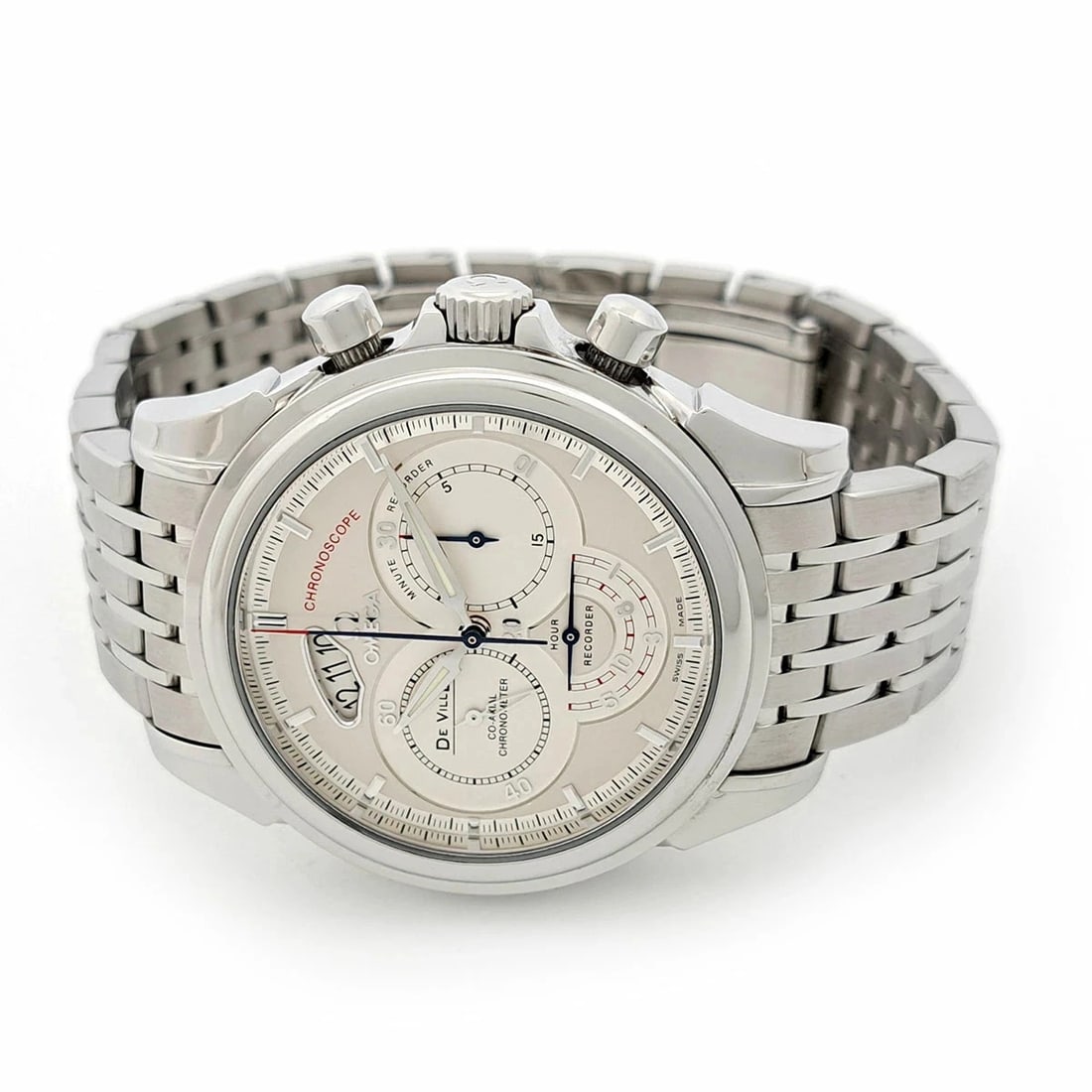 OMEGA DEVIL CHRONOSCOPE SILVER WATCH - 2