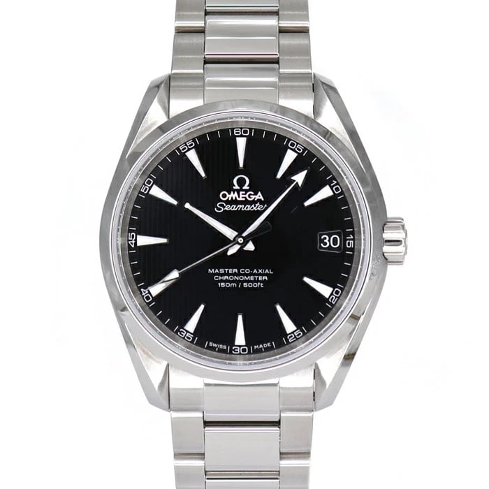 OMEGA SEAMASTER AQUA TERRA WATCH: OMEGA Seamaster Aqua Terra Watch Brand: OMEGA Type: Wristwatch Material: Band MaterialStainless Steel, Band MaterialStainless Steel, Case MaterialCase MaterialN/A Color: black Size: Wrist