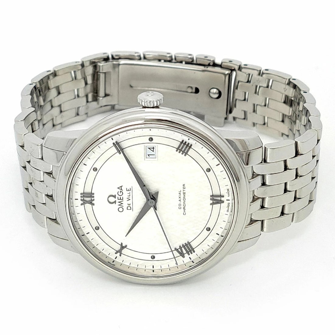OMEGA DEVIL PRESTIGE SILVER WATCH - 2