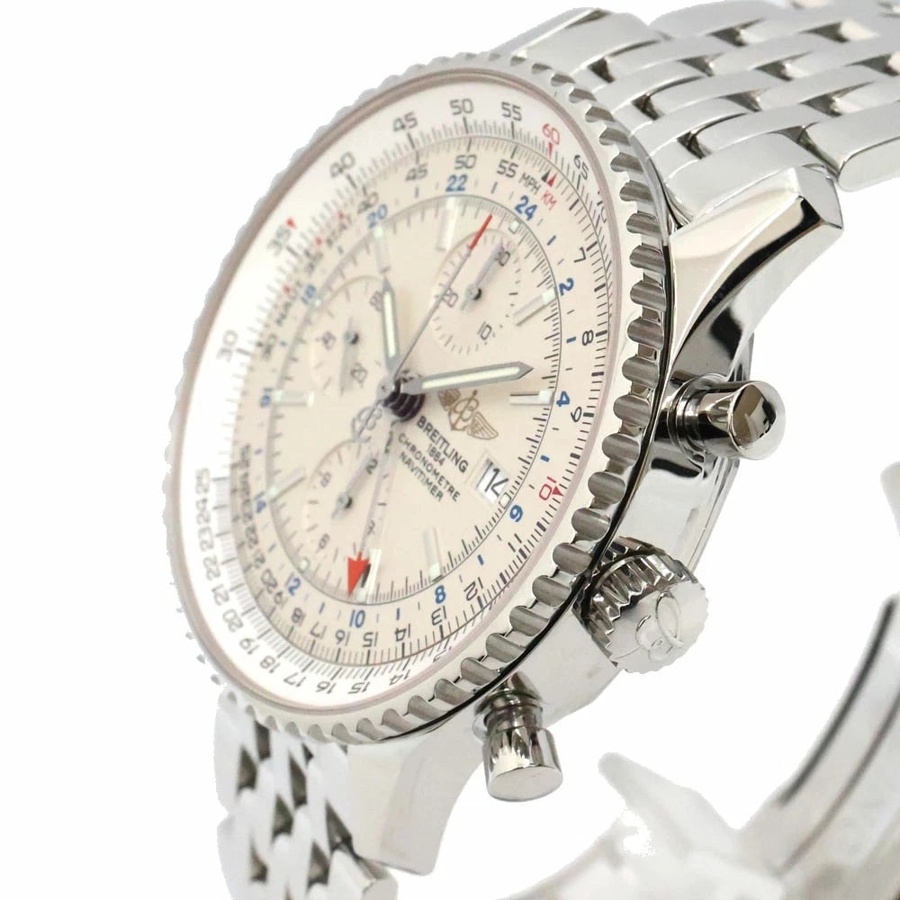 BREITLING NAVITIMER WHITE WATCH - 2