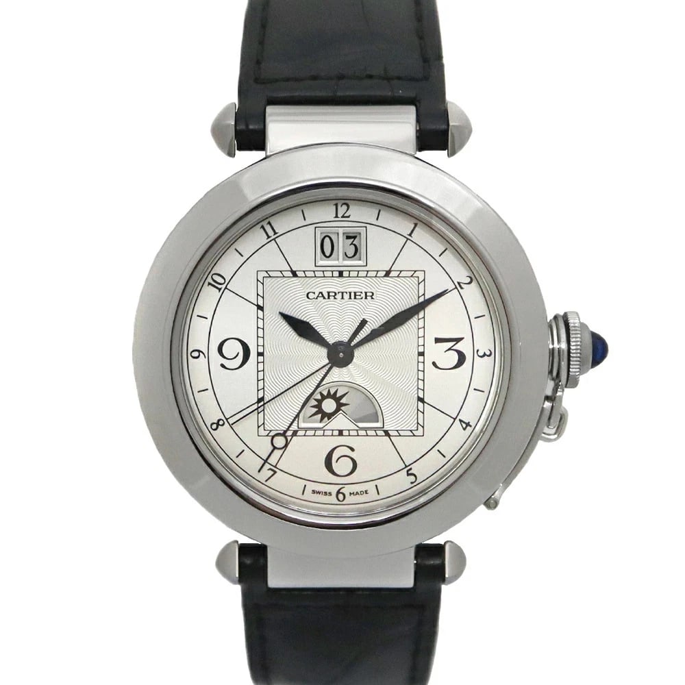 CARTIER PASHA WHITE WATCH: CARTIER Pasha White Watch Brand: CARTIER Type: Wristwatch Material: Band MaterialStainless Steel, Band MaterialStainless Steel, Case MaterialCase MaterialN/A Color: white Size: Wrist SizeNA,