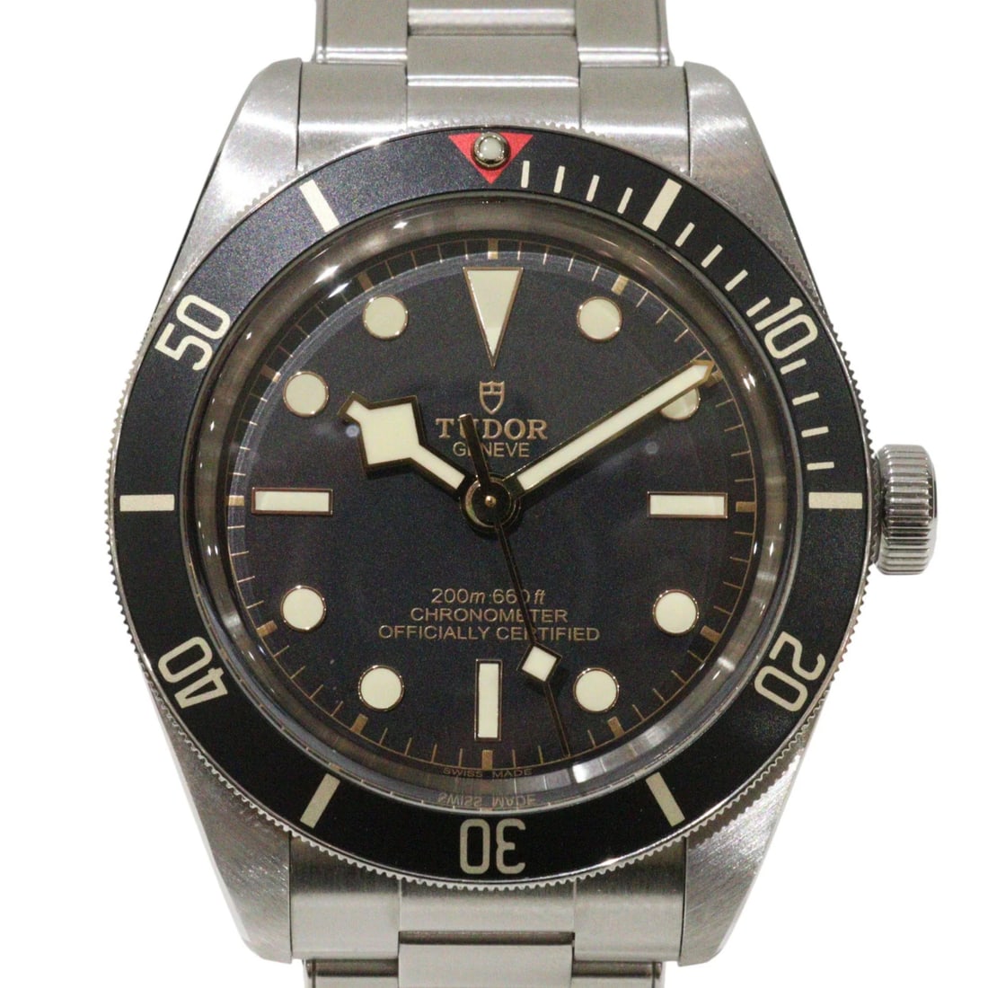 TUDOR BLACK WATCH: TUDOR Black Watch Brand: TUDOR Type: Wristwatch Material: Band MaterialStainless Steel, Band MaterialStainless Steel, Case MaterialCase MaterialN/A Color: black Size: Wrist SizeNA, Case