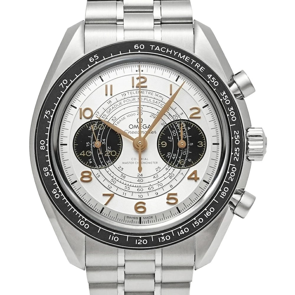 OMEGA SPEEDMASTER SILVER WATCH: OMEGA Speedmaster Silver Watch Brand: OMEGA Type: Wristwatch Material: Band MaterialStainless Steel, Band MaterialStainless Steel, Case MaterialCase MaterialN/A Color: silver Size: Wrist