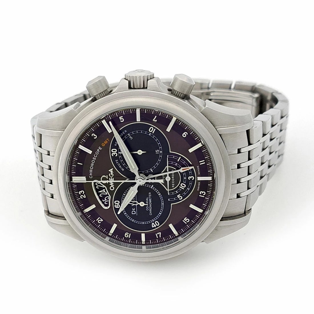 OMEGA DEVIL CHRONOSCOPE BROWN WATCH - 2