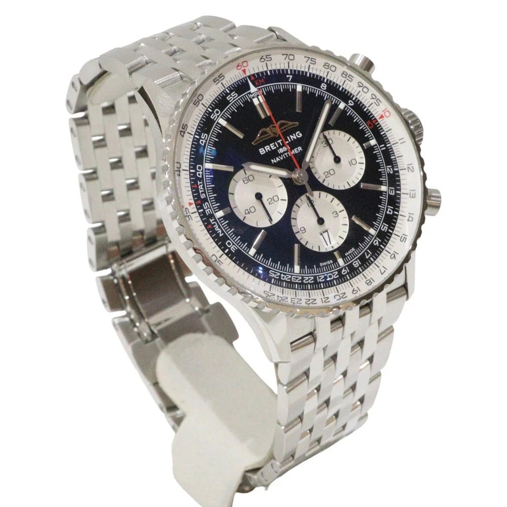 BREITLING NAVITIMER CHRONOGRAPH NAVY WATCH - 2
