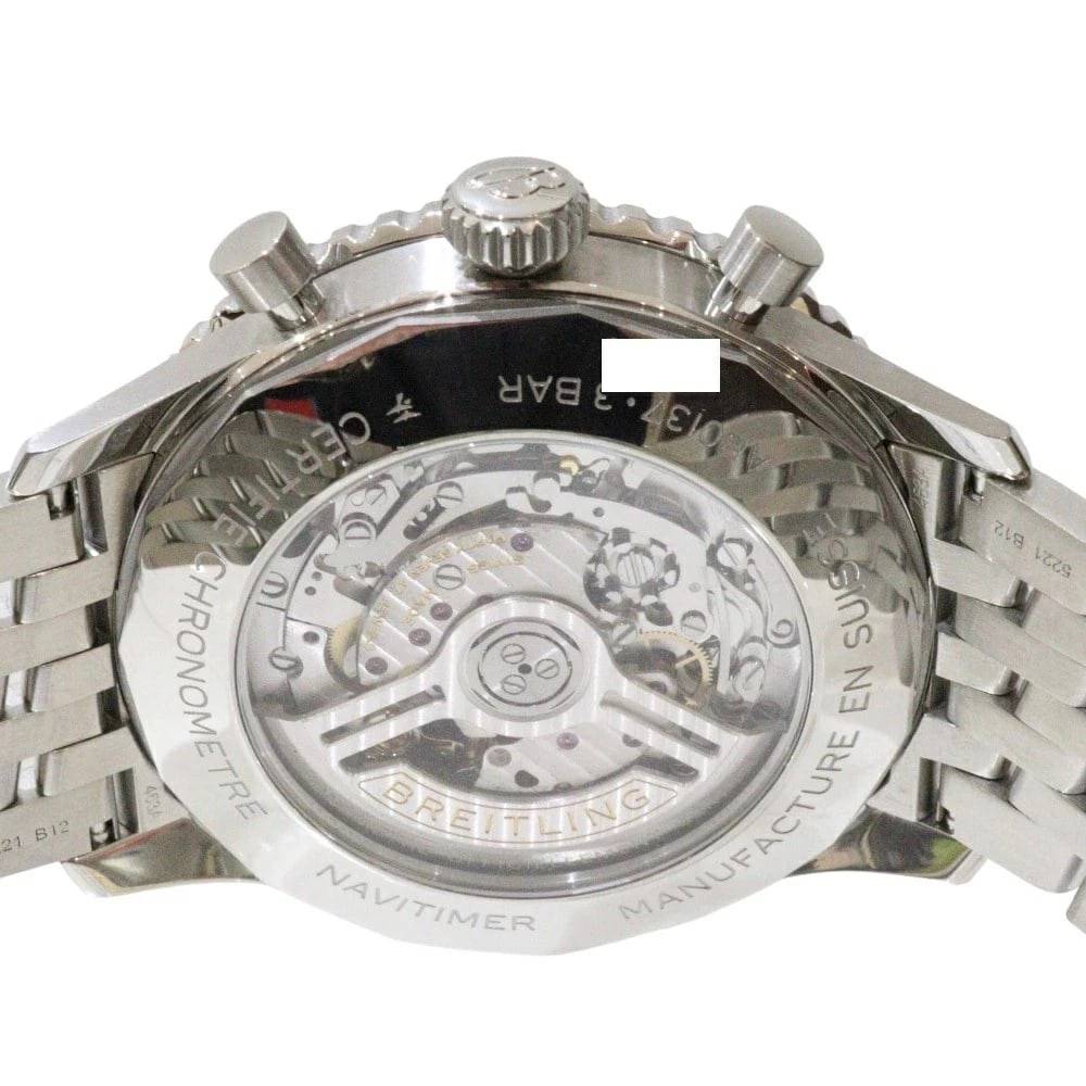 BREITLING NAVITIMER CHRONOGRAPH NAVY WATCH - 4