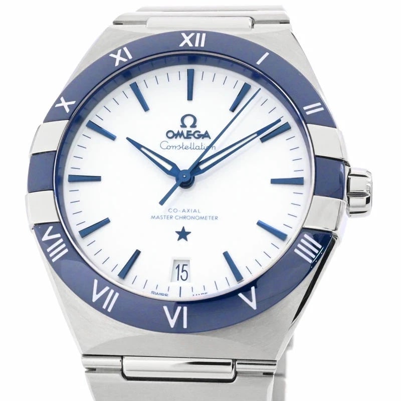 OMEGA CONSTELLATION WHITE WATCH: OMEGA Constellation White Watch Brand: OMEGA Type: Wristwatch Material: Band MaterialStainless Steel Ceramic, Band MaterialStainless Steel Ceramic, Case MaterialCase MaterialN/A Color: white 