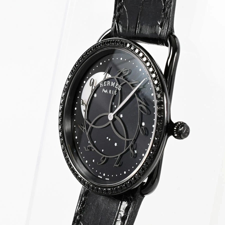HERMES ARCEAU BLACK WATCH - 2