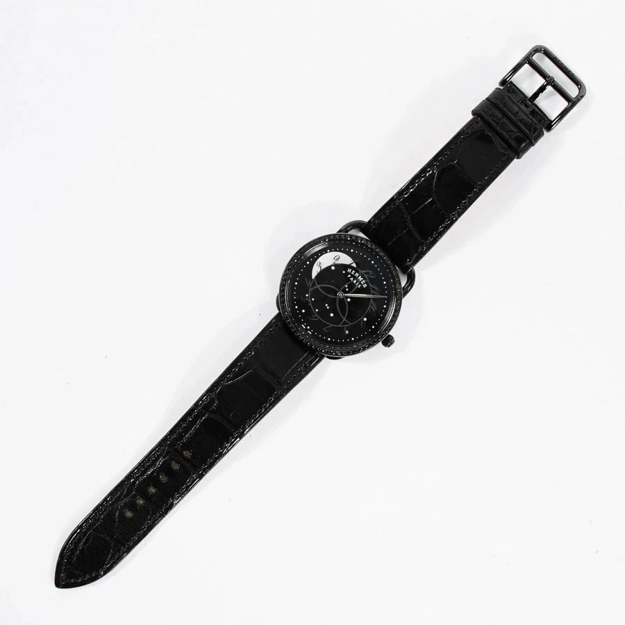 HERMES ARCEAU BLACK WATCH - 3
