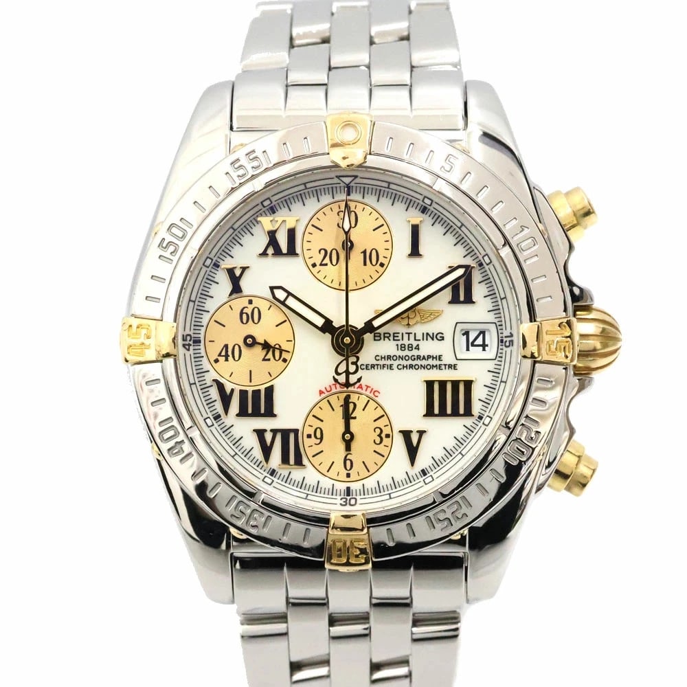 BREITLING CHRONO WHITE WATCH (1 of 6)