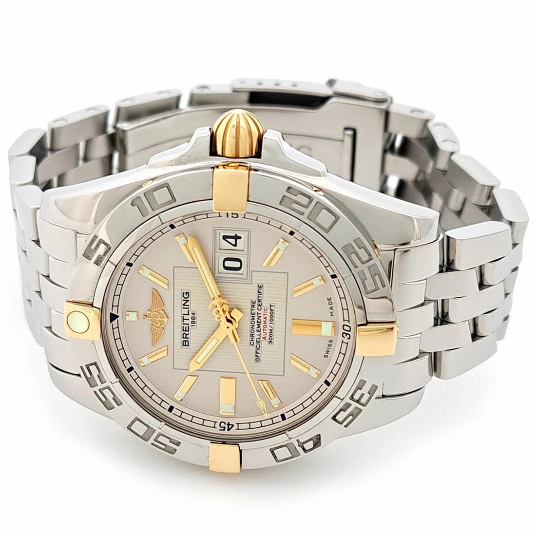 BREITLING SILVER WATCH - 2