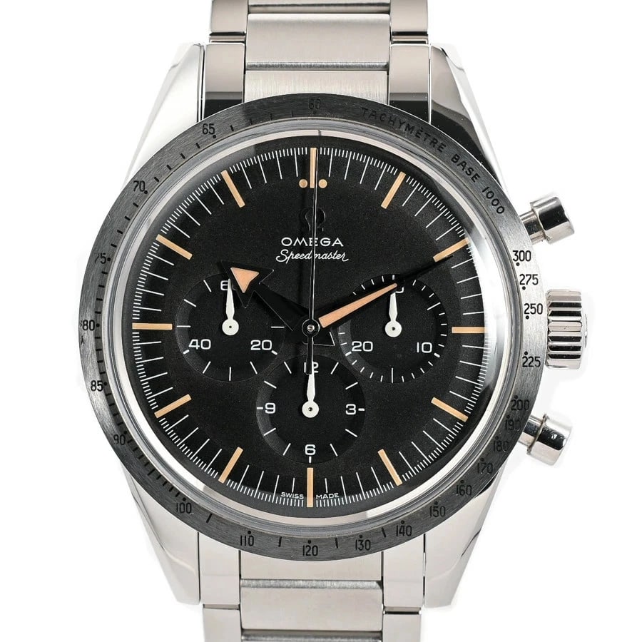 OMEGA WATCH: OMEGA Watch Brand: OMEGA Type: Wristwatch Material: Band MaterialStainless Steel/Bracelet, Band MaterialStainless Steel/Bracelet, Case MaterialCase MaterialN/A Color: black Size: Wrist