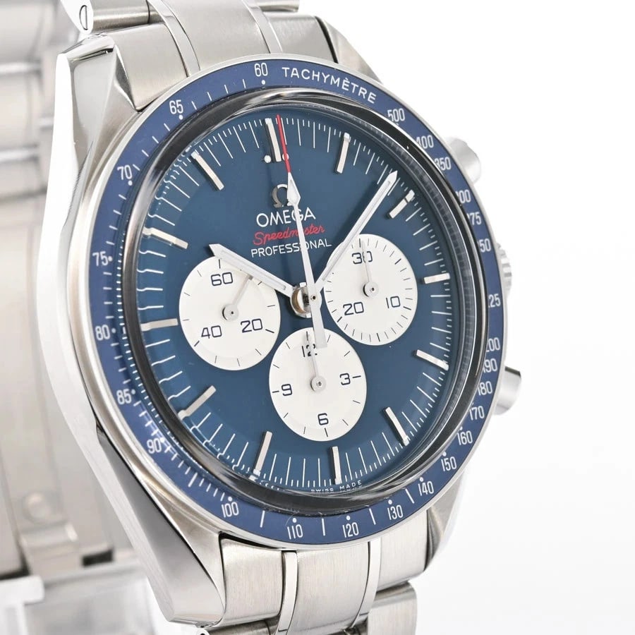 OMEGA SPEEDMASTER BLUE WATCH - 4