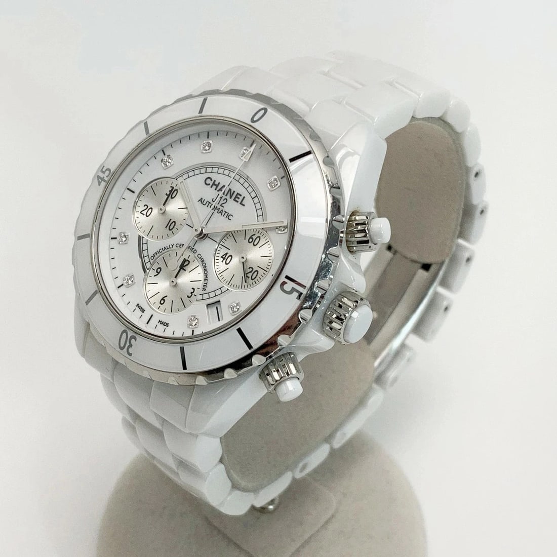 CHANEL WHITE WATCH - 2