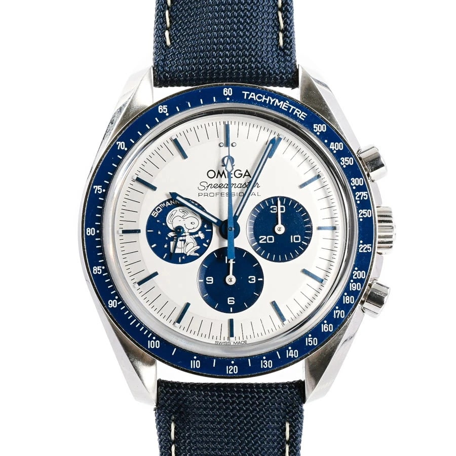 OMEGA WATCH: OMEGA Watch Brand: OMEGA Type: Wristwatch Material: Band MaterialStainless Steel/Leather Strap, Band MaterialStainless Steel/Leather Strap, Case MaterialCase MaterialN/A Color: white Size: Wrist S