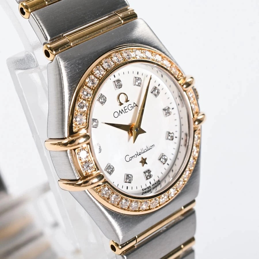 OMEGA CONSTELLATION WHITE WATCH - 4