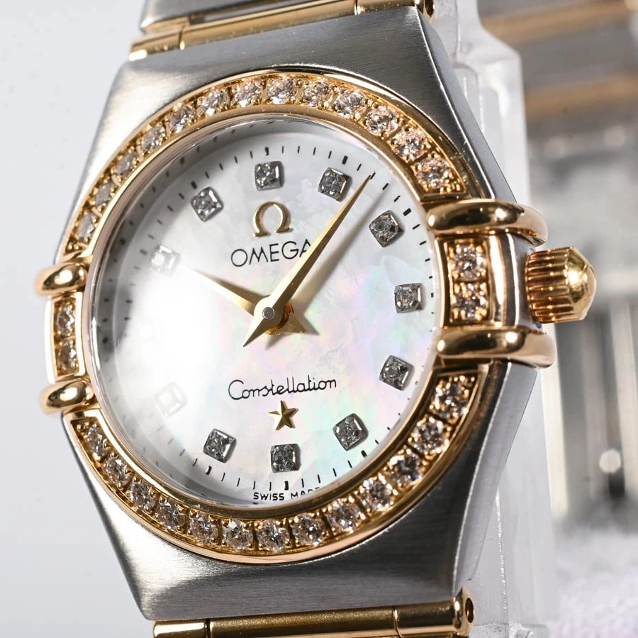 OMEGA CONSTELLATION WHITE WATCH - 5