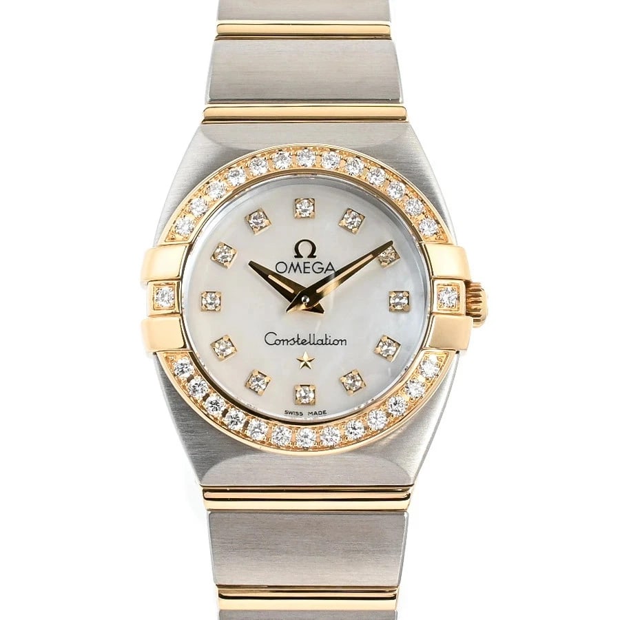 OMEGA CONSTELLATION WHITE WATCH (1 of 4)