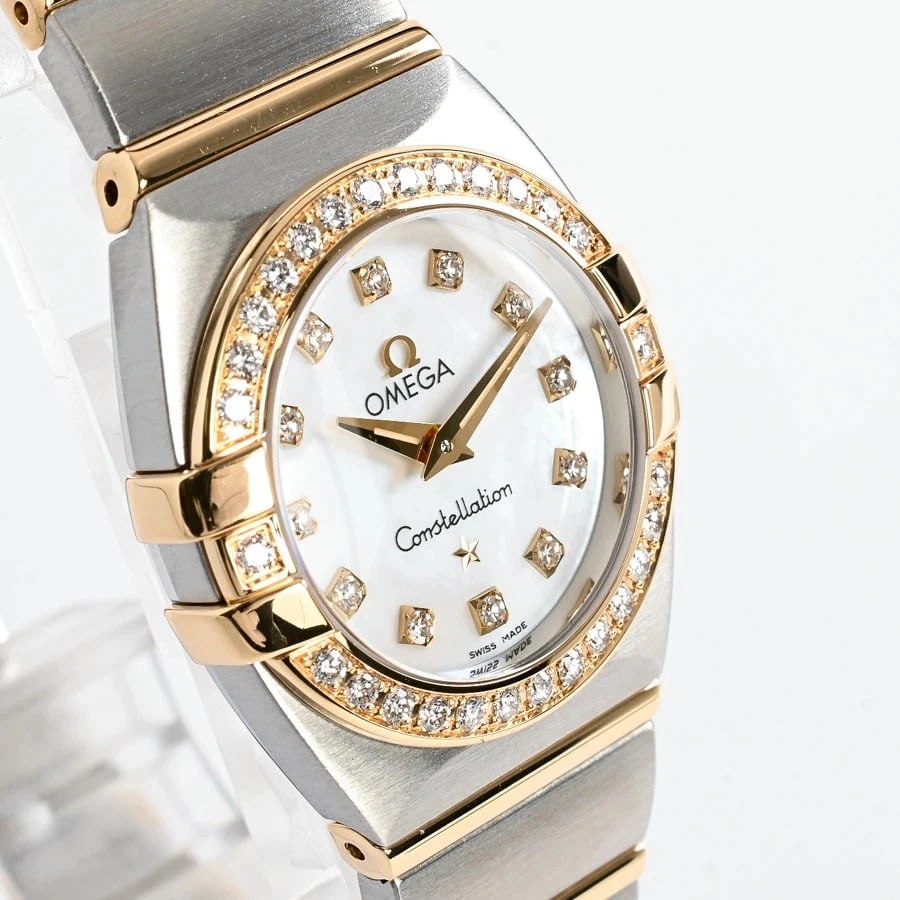 OMEGA CONSTELLATION WHITE WATCH - 4