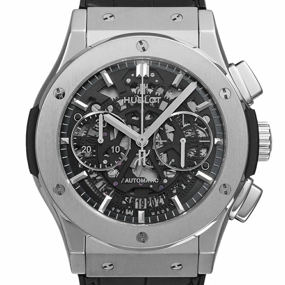 HUBLOT CLASSIC FUSION WATCH: HUBLOT Classic Fusion Watch Brand: HUBLOT Type: Wristwatch Material: Band MaterialTitanium, Band MaterialTitanium, Case MaterialCase MaterialN/A Color: black Size: Wrist SizeNA, Case Size45mm