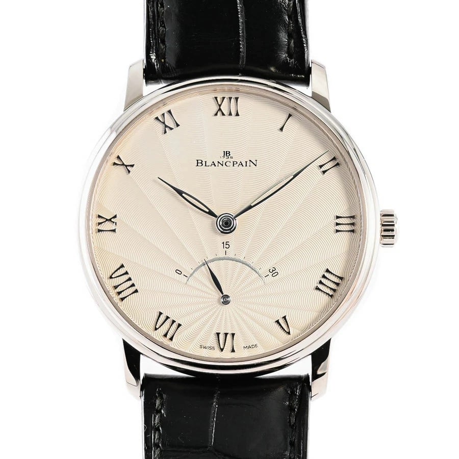 BLANCPAIN VILLERET ULTRA SLIM WATCH: BLANCPAIN Villeret Ultra Slim Watch Brand: BLANCPAIN Type: Wristwatch Material: Band MaterialWhite Gold/Leather Strap, Band MaterialWhite Gold/Leather Strap, Case MaterialCase MaterialN/A 