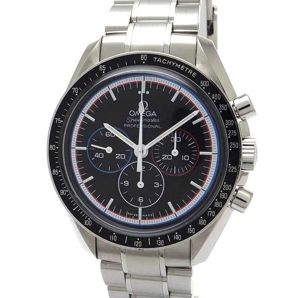 OMEGA SPEEDMASTER WATCH: OMEGA Speedmaster Watch Brand: OMEGA Type: Wristwatch Material: Band MaterialNA, Band MaterialNA, Case MaterialCase MaterialNA Color: none Size: Wrist SizeNA, Case Size42mm Accessories: None <