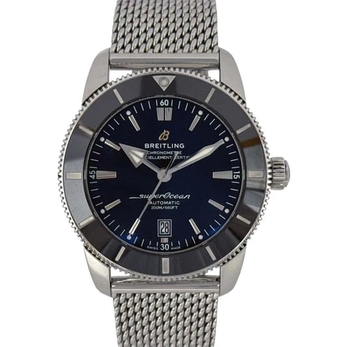 BREITLING WATCH: BREITLING Watch Brand: BREITLING Type: Wristwatch Material: Band MaterialNA, Band MaterialNA, Case MaterialCase MaterialNA Color: black Size: Wrist SizeNA, Case Size46mm Accessories: None