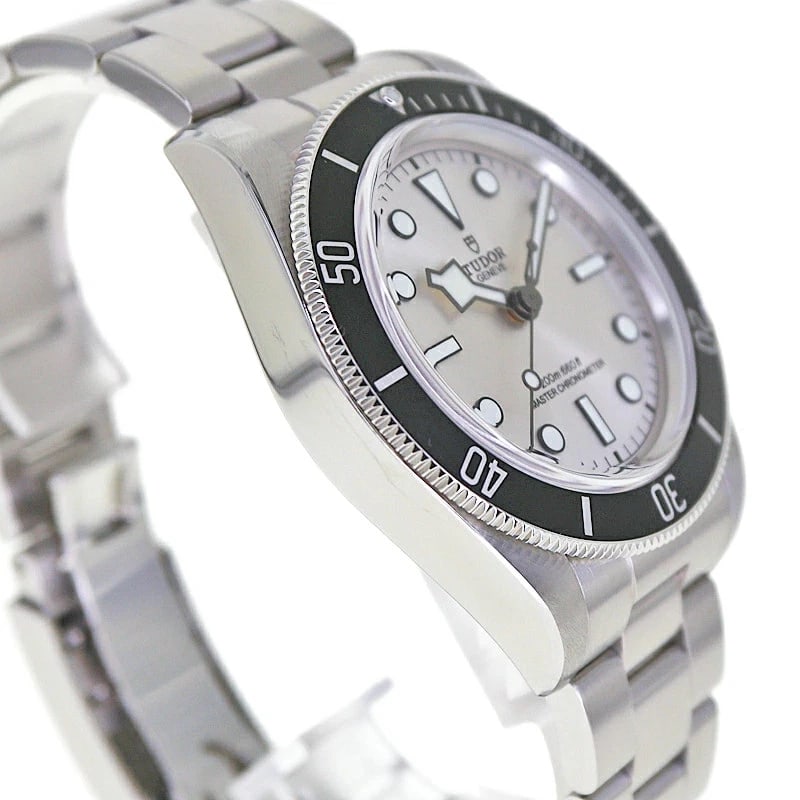 TUDOR BLACK SILVER WATCH - 3