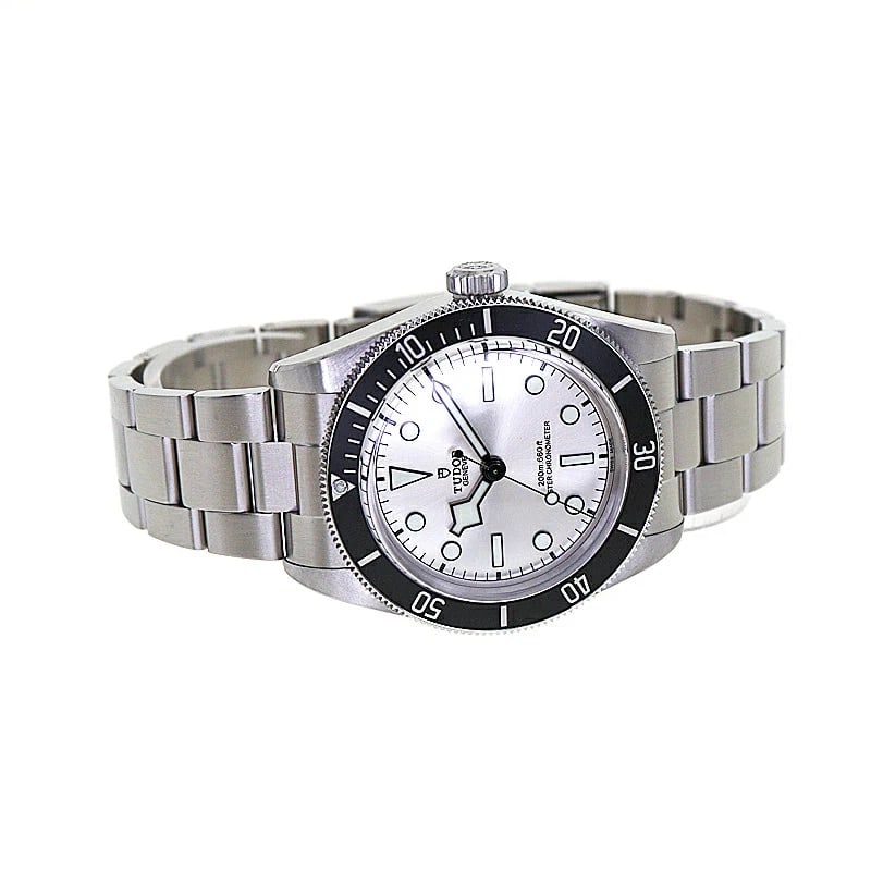 TUDOR BLACK SILVER WATCH - 4