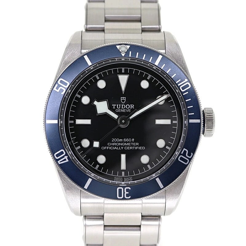 TUDOR HERITAGE BLACK WATCH: TUDOR Heritage Black Watch Brand: TUDOR Type: Wristwatch Material: Band MaterialStainless Steel, Band MaterialStainless Steel, Case MaterialCase MaterialNA Color: black Size: Wrist SizeNA, Case Si