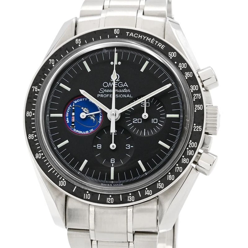 OMEGA WATCH: OMEGA Watch Brand: OMEGA Type: Wristwatch Material: Band MaterialStainless Steel, Band MaterialStainless Steel, Case MaterialCase MaterialNA Color: black Size: Wrist SizeNA, Case Size42mm 