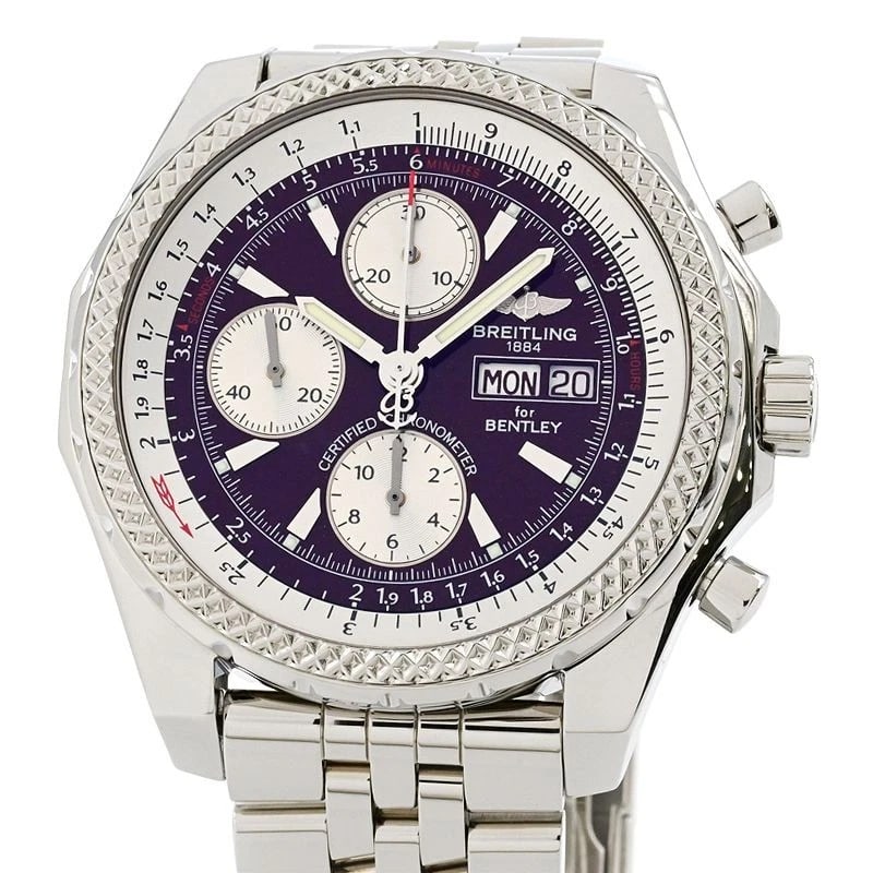 BREITLING BENTLEY WATCH: BREITLING Bentley Watch Brand: BREITLING Type: Wristwatch Material: Band MaterialStainless Steel, Band MaterialStainless Steel, Case MaterialCase MaterialNA Color: none Size: Wrist SizeNA,
