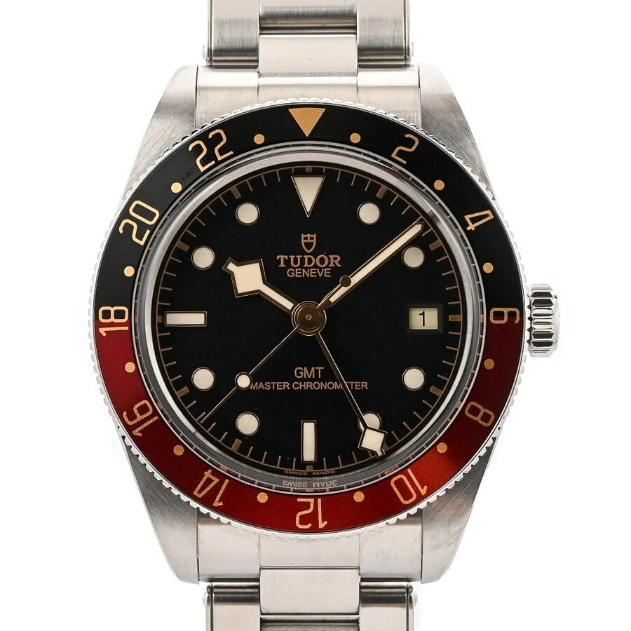 TUDOR BLACK BLACK WATCH: TUDOR Black Black Watch Brand: TUDOR Type: Wristwatch Material: Band MaterialStainless Steel/Bracelet, Band MaterialStainless Steel/Bracelet, Case MaterialCase MaterialNA Color: black Size: Wrist