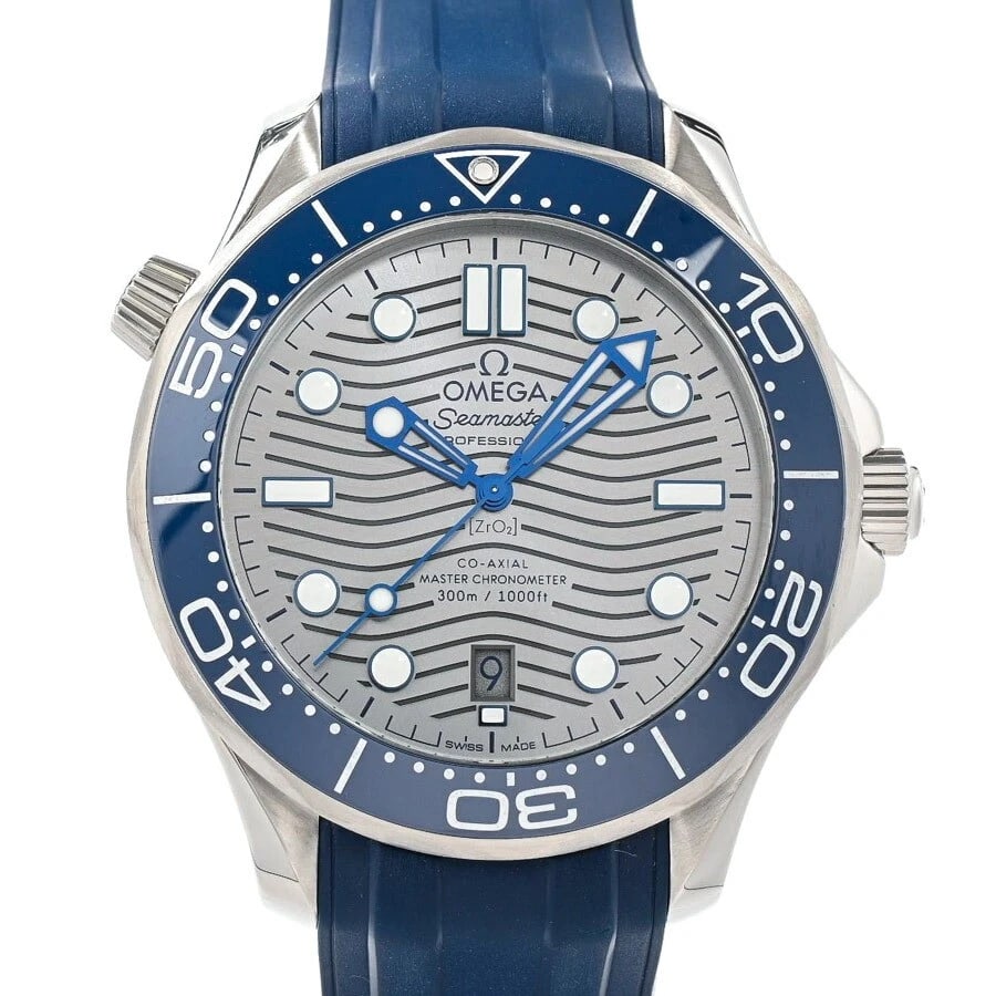 OMEGA WATCH: OMEGA Watch Brand: OMEGA Type: Wristwatch Material: Band MaterialStainless Steel/Rubber Belt, Band MaterialStainless Steel/Rubber Belt, Case MaterialCase MaterialNA Color: gray Size: Wrist