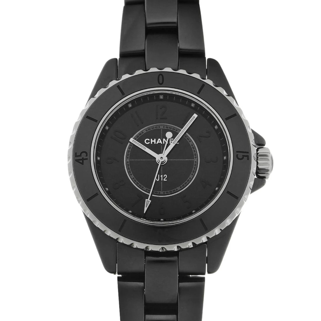 CHANEL J12 PHANTOM BLACK WATCH: CHANEL J12 Phantom Black Watch Brand: CHANEL Type: Wristwatch Material: Band MaterialCeramic, Band MaterialCeramic, Case MaterialCase MaterialSapphire Crystal Color: black Size: Wrist