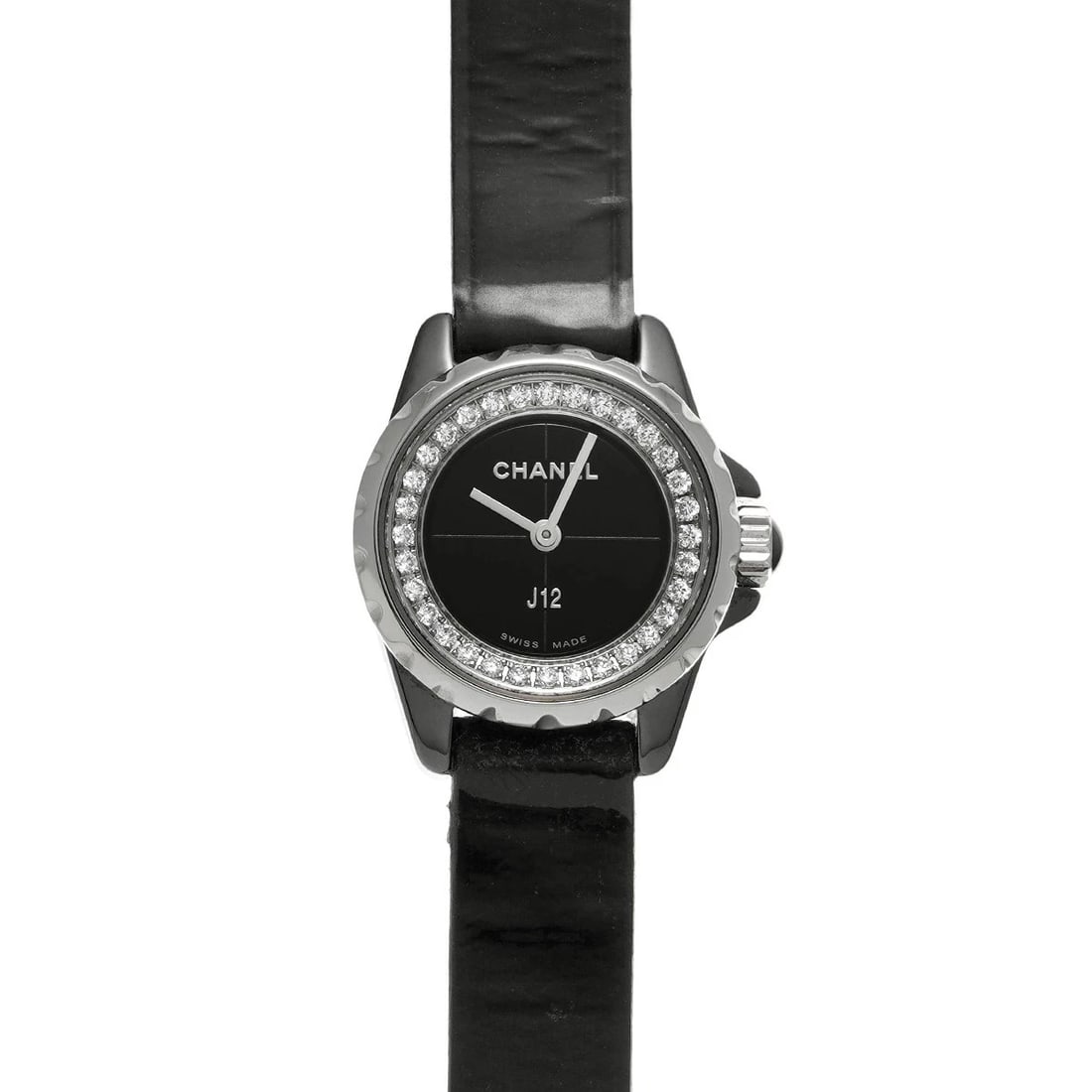 CHANEL J12 BLACK WATCH: CHANEL J12 Black Watch Brand: CHANEL Type: Wristwatch Material: Band MaterialCeramic, Band MaterialCeramic, Case MaterialCase MaterialSapphire Crystal Color: black Size: Wrist Size18cm, Case