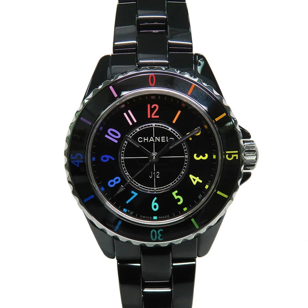 CHANEL WATCH: CHANEL Watch Brand: CHANEL Type: Wristwatch Material: Band MaterialCeramic, Band MaterialCeramic, Case MaterialCase MaterialSapphire Crystal Color: black Size: Wrist SizeNA, Case Size33.0mm